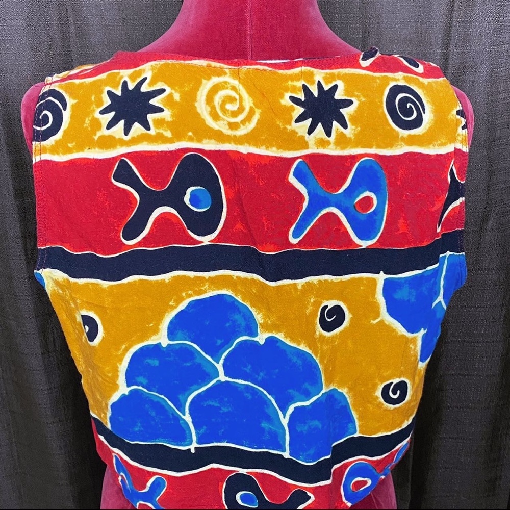 Multi Colored Crop Top - Picture 2 of 4
